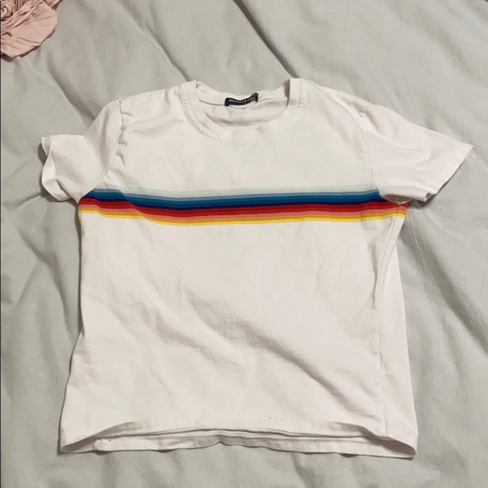 brandy melville rainbow shirt